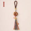 Taoist Lightning-Struck Wood Tassel Ping An Knot Spiritual Protection Charm (3)