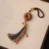 Taoist Lightning-Struck Wood Tassel Ping An Knot Spiritual Protection Charm (5)