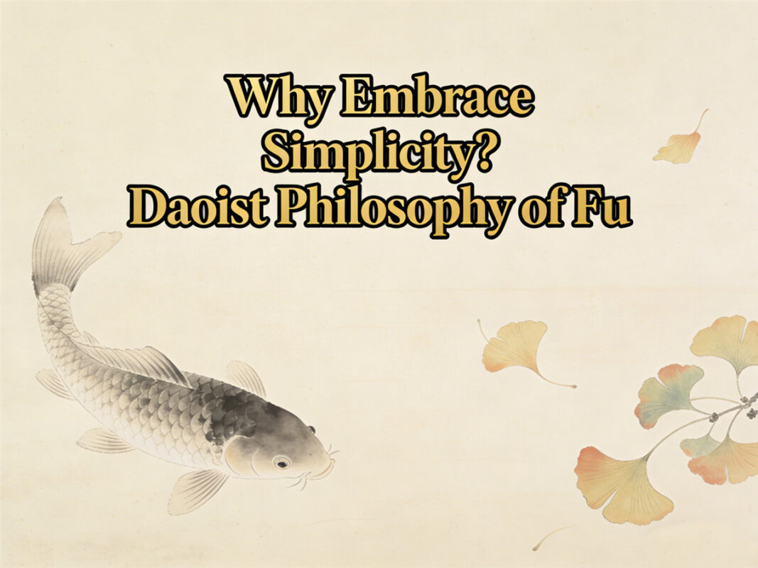 Why Embrace Simplicity Daoist Philosophy of Fu