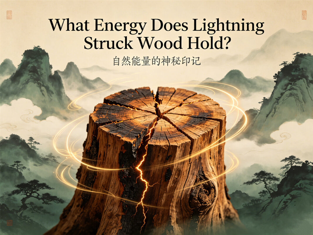 What Energy Does Lightning Struck Wood Hold?