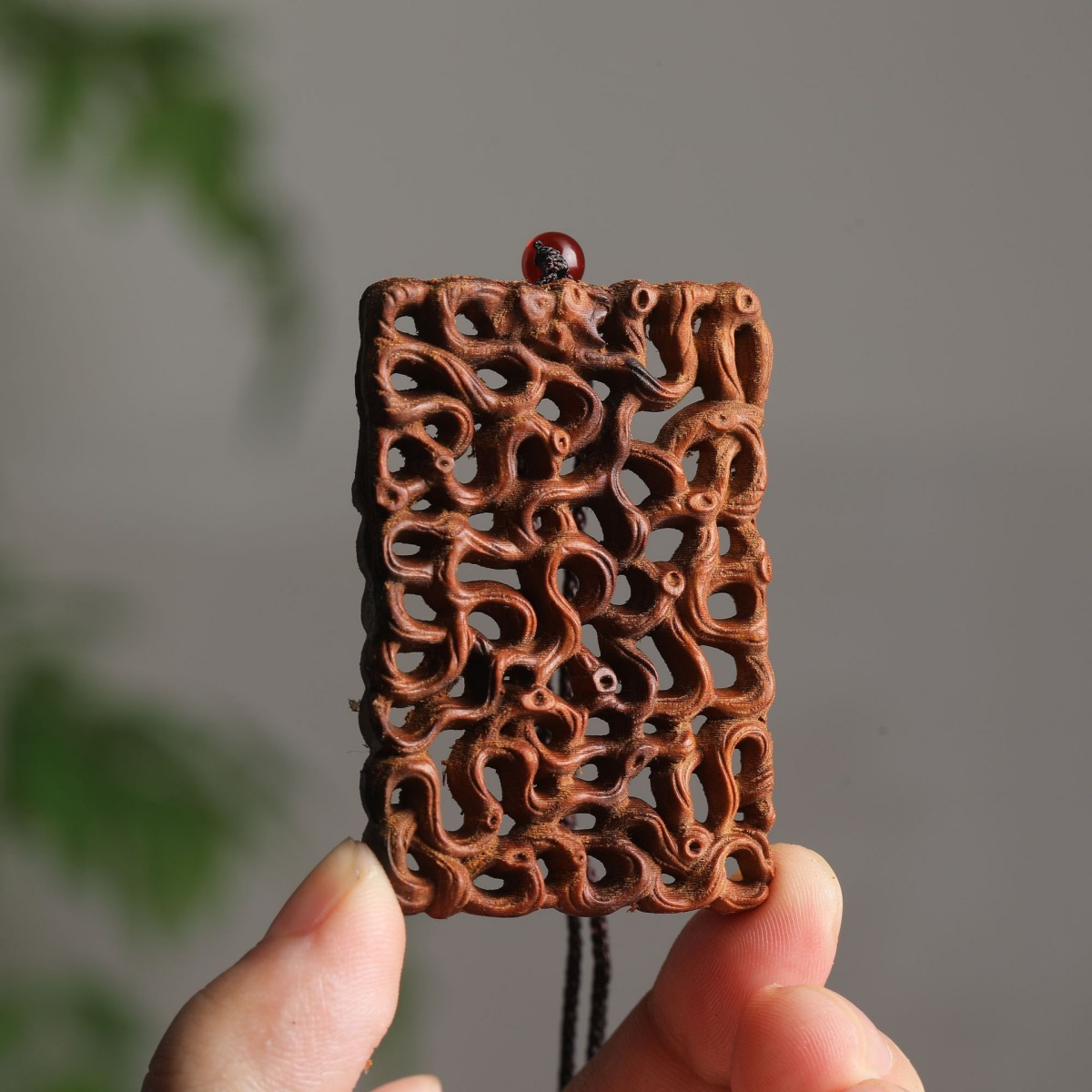 Thunder-Struck Jujube Wood Double-Sided Exquisite Carved (Smooth Passage) Pendant (3) Thunder-Struck Jujube Wood Double-Sided Exquisite Carved (Smooth Passage) Pendant (3)