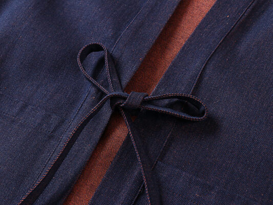 Double-Sided Denim Cotton Reversible Double-Dyed Retro Taoist Robe (6)