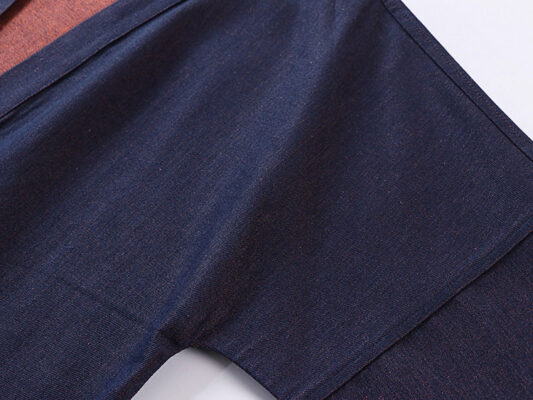 Double-Sided Denim Cotton Reversible Double-Dyed Retro Taoist Robe (9)