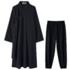 Wudang Summer Sanqing Taoist Robe Black
