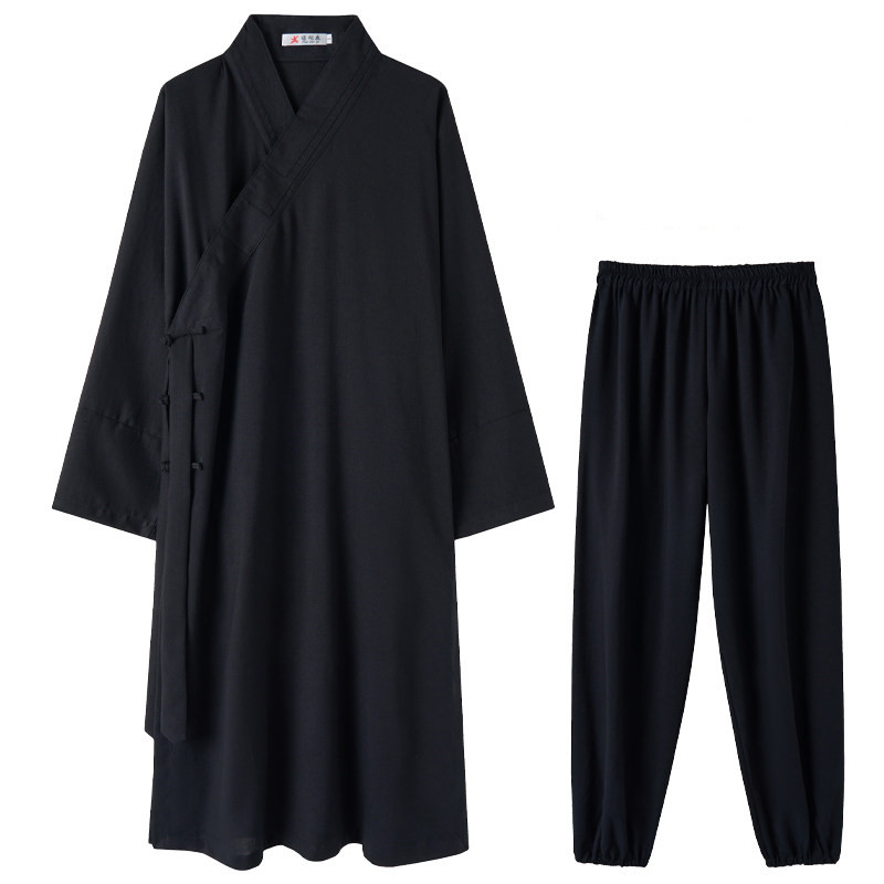 Wudang Summer Sanqing Taoist Robe Black Wudang Summer Sanqing Taoist Robe Black